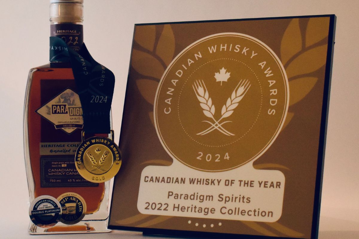 Paradigm Spirits’ 2022 Heritage Collection Is Named ‘Canadian Whisky Of The Year’ At The 2024 Canadian Whisky Awards