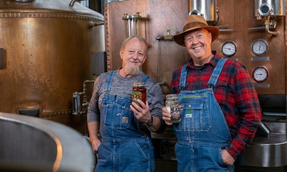 Tennessee Distillers, Sugarlands, release 120-proof unaged corn whiskey with stars of the hit TV show Moonshiners.